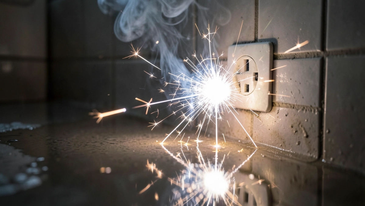Czym grozi zalanie instalacji elektrycznej