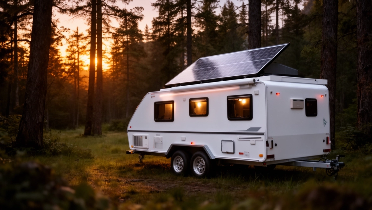 panel solarny do przyczepy kempingowej
