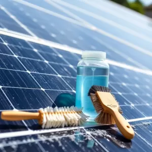 Czym myć panele solarne