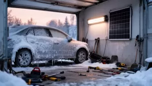 Grzejnik solarny do garażu