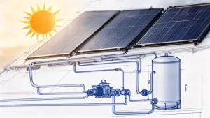 Instalacja solarna schemat