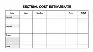 Kosztorys instalacji elektrycznej wzór