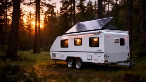 panel solarny do przyczepy kempingowej
