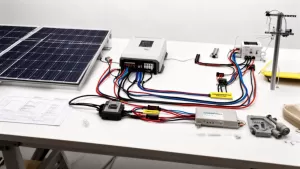 Schemat instalacji fotowoltaicznej