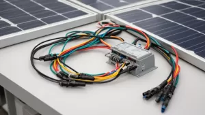 Schemat podłączenia paneli fotowoltaicznych