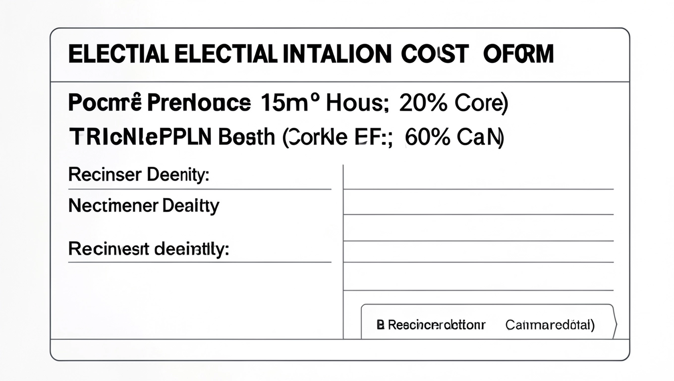 Szacunkowa cena z formularza instalacji